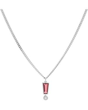 Miansai Exclamation Point Pendant Necklace - Metallic