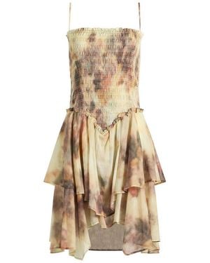 Isabel Marant Anka Mini Dress - Natural