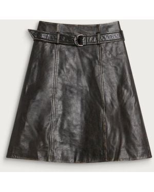 Samsøe & Samsøe End. X Sastiya Leather Skirt - Black