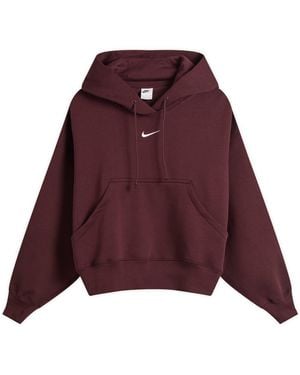 Nike Phoenix Fleece Oversized Hoodie - Purple