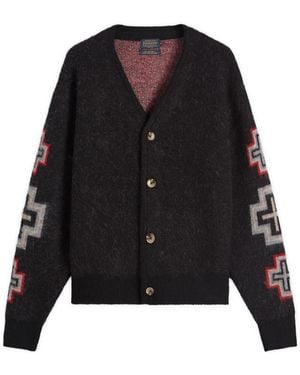 Pendleton Mohair Cardigan - Black