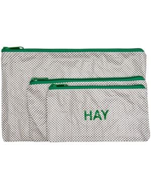 Hay Candy Mono Wash Bag - Green