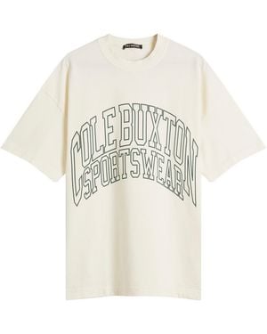 Cole Buxton Sportswear Arc T-Shirt - Natural