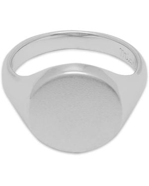 Miansai Wells Signet Ring - White
