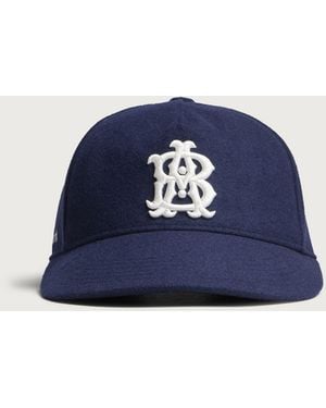 About Blank Monogram Cap - Blue