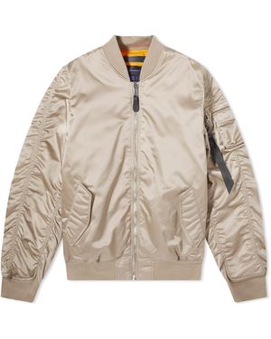 Alpha Industries Uv Ma-1 Jacket - Natural
