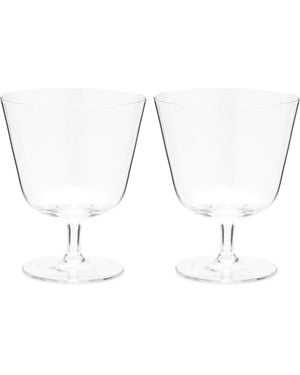 Hay Curve Stem Glass - White