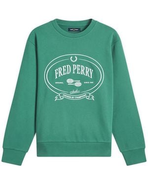 Fred Perry Chosen By Champions Sweatshirt - Green