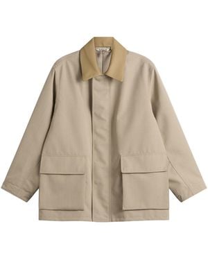 AURALEE Wool Max Canvas Blouson - Natural