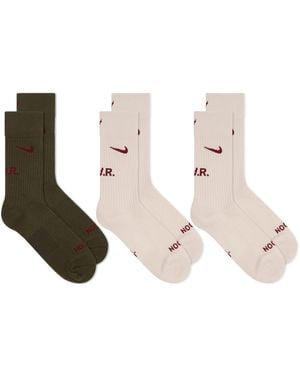 Nike Nocta Crew Sock 3-Pack - Multicolour