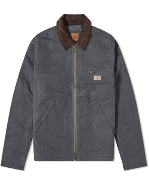 Dickies Lucas Waxed Zip Jacket - Grey