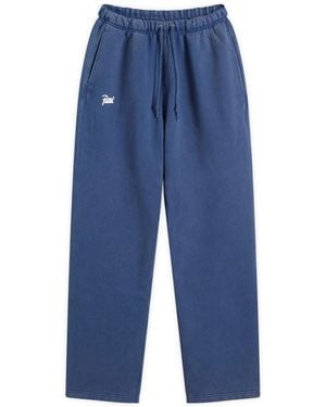 PATTA Classic Acid Washed Straight Leg Jogging Trousers - Blue
