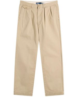 Polo Ralph Lauren Whitman Pleated Trousers - Natural