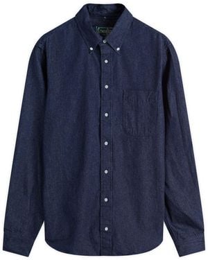 Gitman Vintage Button Down Denim Shirt - Blue