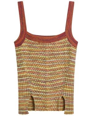 PAOLINA RUSSO Warrior Knit Corset - Brown