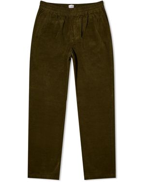 Sunspel Cellular Cord Trouser - Green