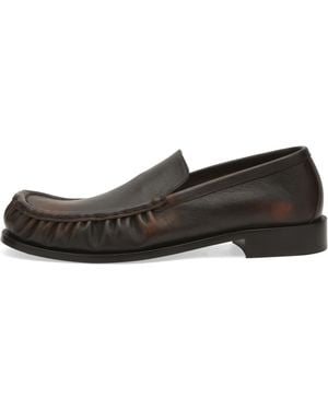Dries Van Noten Leather Loafer - Black
