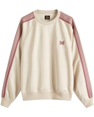 Needles Track Crew Neck Sweatshirt - Natural