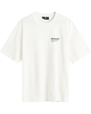 Represent Monochrome Icons T-Shirt - White