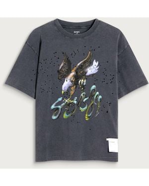 Satisfy Mothtech Eagle T-Shirt - Blue