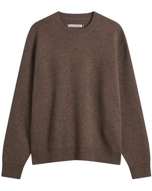 Acne Studios Cashmere Crew Neck - Brown
