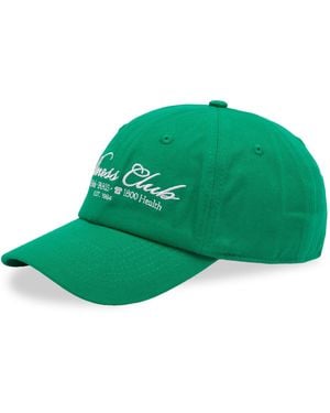 Sporty & Rich 1800 Health Embroidered Cap - Green