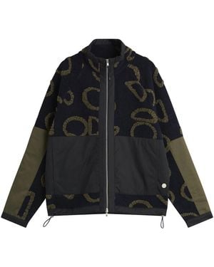 Folk Signal Fleece Jacket - Black