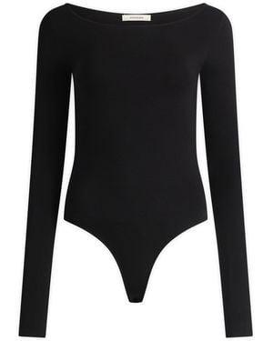 Entire studios Scoop Neck Bodysuit - Black