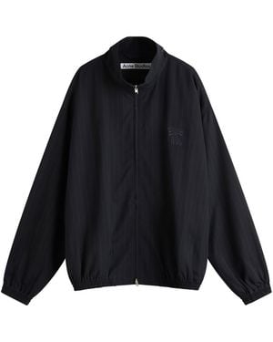 Acne Studios Olandios Vis Pinstripe Blouson - Black