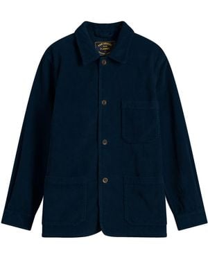 Portuguese Flannel Labura Corduroy Chore Jacket - Blue