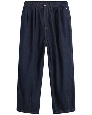 ANGLAN Rigid Denim Balloon Pants - Blue