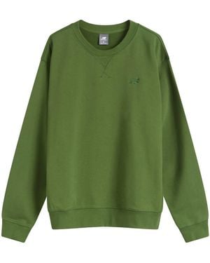 New Balance Athletics French Terry Crew - Green