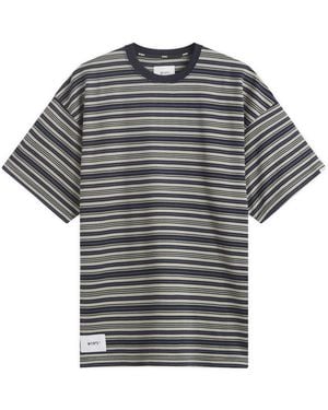WTAPS Stripe T-Shirt - Gray