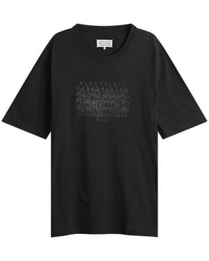 Maison Margiela Numbers T-Shirt - Black
