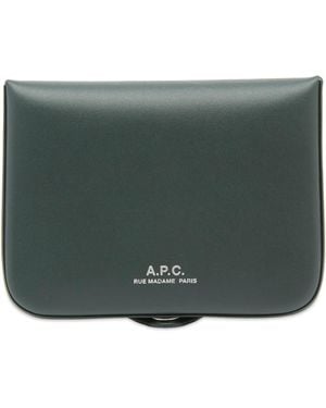 A.P.C. Josh Wallet - Green