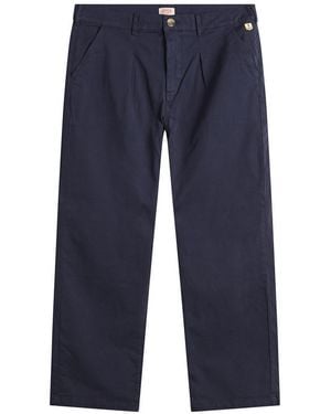 Armor Lux Pleated Trouser - Blue