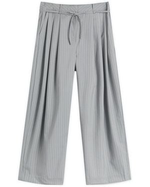 Deiji Studios Tri Pleat Trousers - Grey