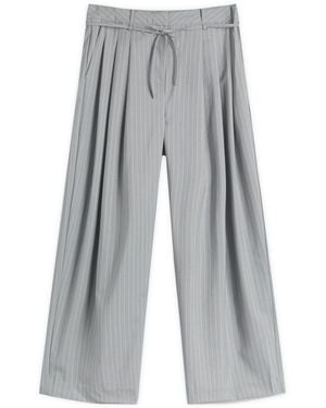 Deiji Studios Tri Pleat Trousers - Grey