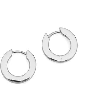 Tom Wood Beck Hoops Earrings - Metallic