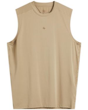 Represent 247 Contour Run Tank T-Shirt - Natural