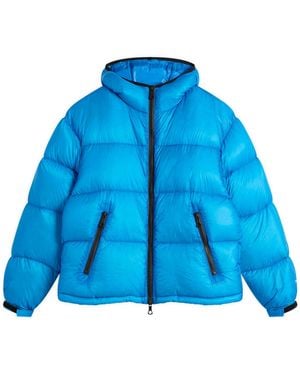MKI Miyuki-Zoku Translucent Hooded Bubble Jacket Presented By End - Blue