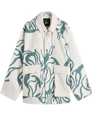 by Parra Half Blob Hunting Jacket - Blue