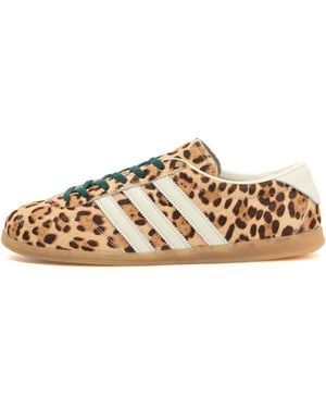 adidas Gazelle Lo Pro Leopard Trainers - Natural
