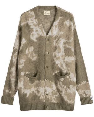 Manastash Blurry Jaquard Cardigan - Grey