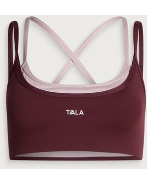 Tala Dayflex Double Layer Sports Bra - Purple