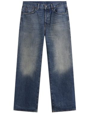 Acne Studios 2021 Bingo Wash Straight Jeans - Blue