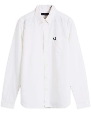 Fred Perry Oxford Shirt - White
