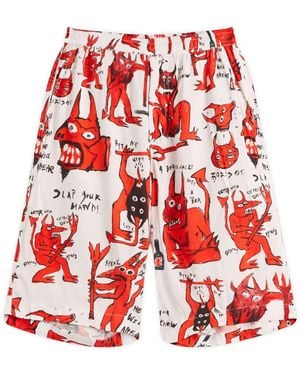 Endless Joy Devil Shorts - Red