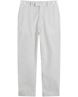 Beams Plus Coolmax Seersucker Ivy Pants - Gray