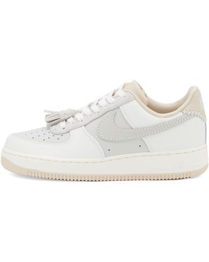 nike air force 1 07 trainers light bone white photon dust life lime